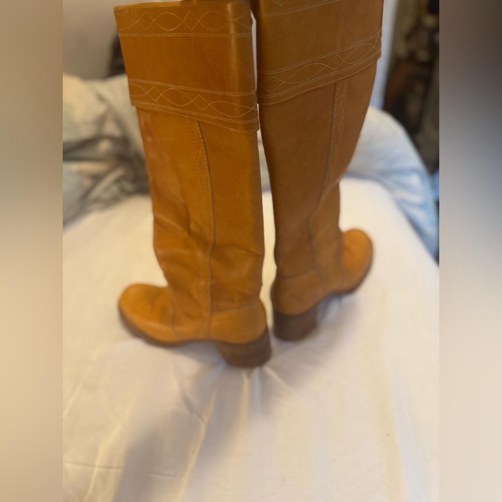 Vintage Frye 70s Campus Boot, Foldover Style - Picture 4 of 16